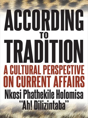 cover image of According to Tradition